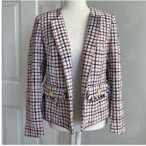 Anne Klein Pink Multi Blazer Size S